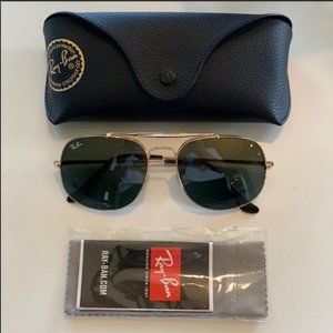 Ray Ban General RB3561 Gold Metal w/ Green Lenses